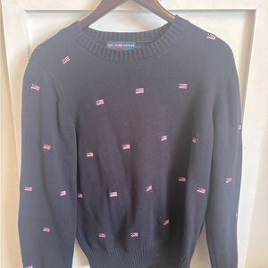 Kiel James Patrick American Flag Sweater